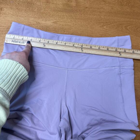 Under Armour Women’s Leggings Mauve Pink Cropped 26 inch Athleisure Fitted Sz L - Picture 6 of 8